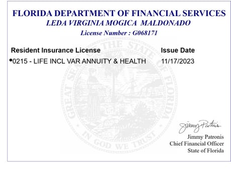 Licencia de seguros de Florida